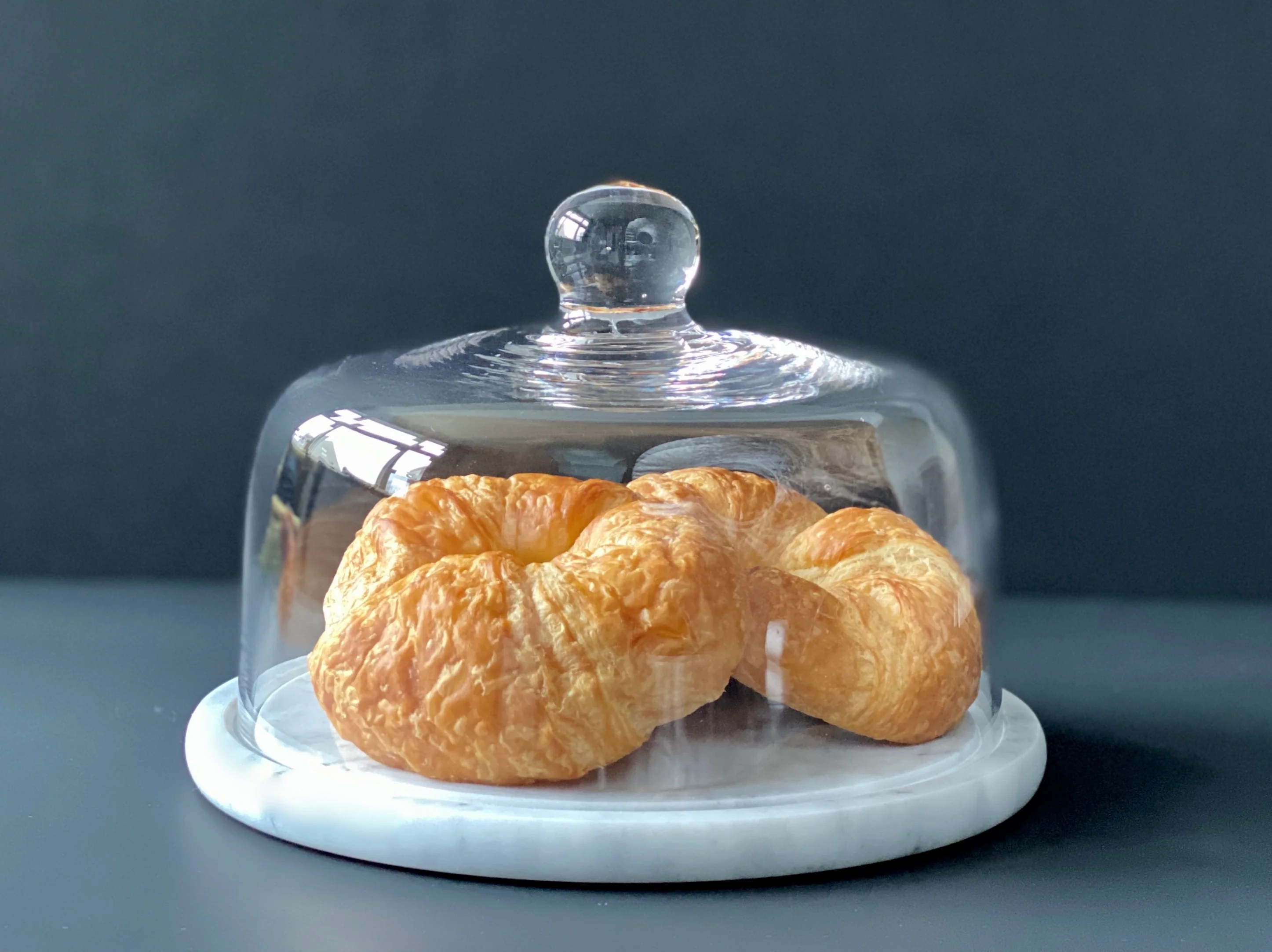 French Kitchen Marble Cheese Dome - Image 3